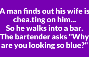 A man finds out his wife is chea.ting on him…