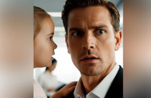 The cleaning lady’s little daughter accidentally bumped into the CEO in the office and suddenly said: “Do you want to know a secret?”