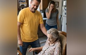 My son grabbed me by the throat, and yelled: “Obey me, you useless old woman!” Make me dinner now!